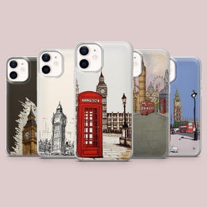 Cover per telefono con immagine del Big Ben di Londra per iPhone 17 Pro, 16, 15, 14, 13, 12, 11, Samsung S26, S25, S24, S23Fe, A16, A56, A36, Pixel 10Pro, 9Pro, 8