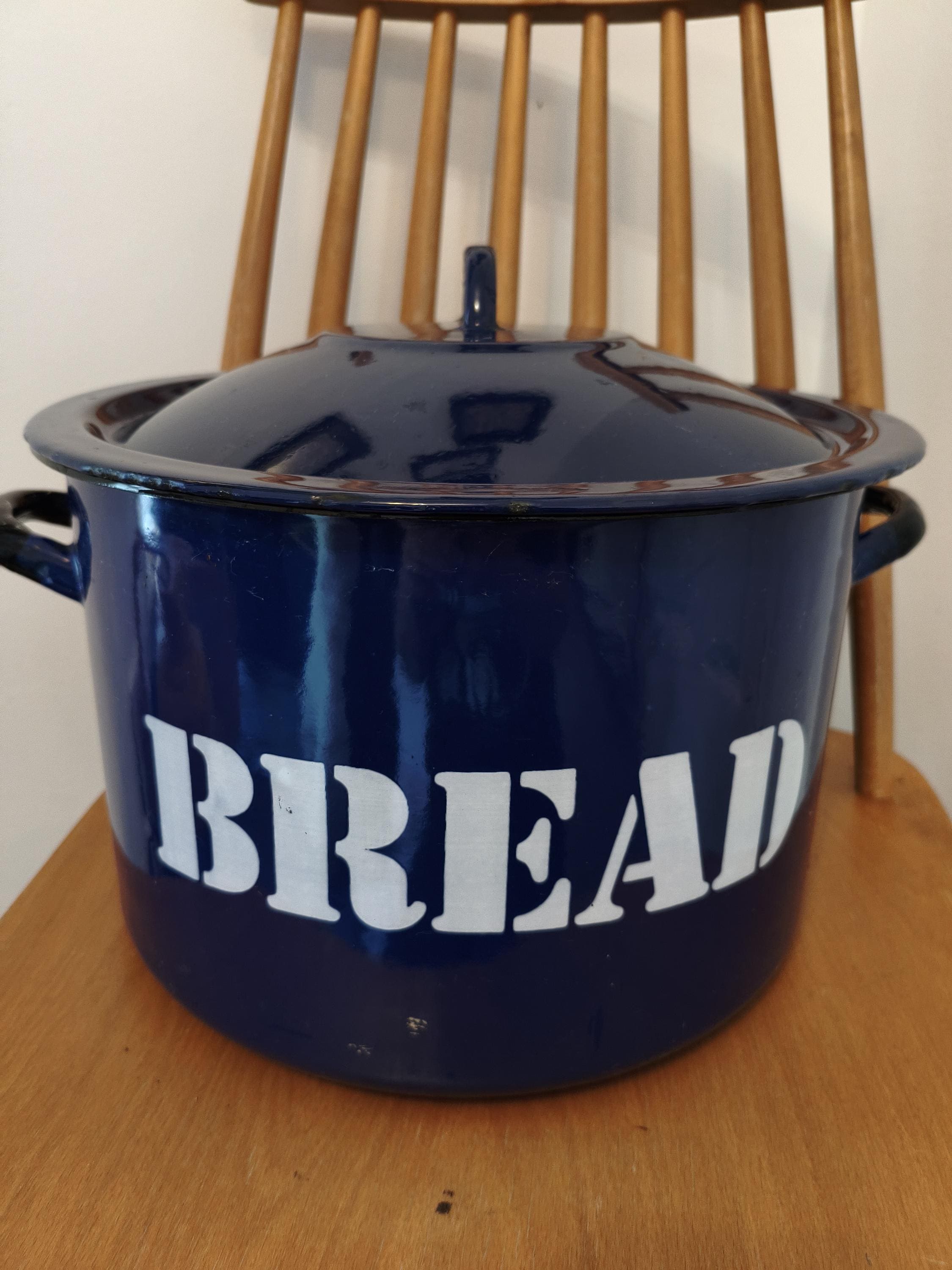 Enamel Bread Bins - Etsy