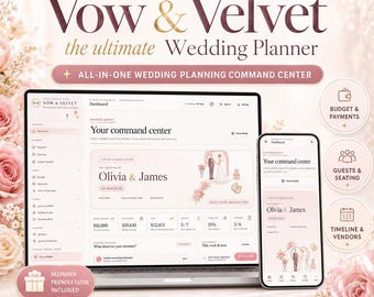 Wedding Planner Web App, HTML Planner, Wedding Checklist, Wedding Timeline, Guest RSVP & Seating, Budget, Vendor Dashboard, Offline Planner