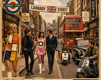 Back In 1966 Art Print | A3 PORTRAIT SIZE