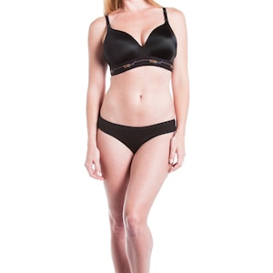 30D Black Bralette, Comfortable and Supportive Sleep Bra, Sports Bra, Yoga Bra, T shirt Bra, Workout Clothes, Petite Bra, Supportive Bra