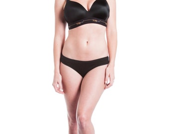 36D Black Bralette, Comfortable and Supportive Sleep Bra, Sports Bra, Yoga Bra, Tshirt Bra, Workout Clothes, Convertible Bralette, Crossback