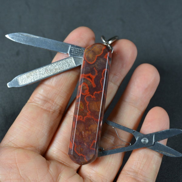 Morgan Hill Poppy Jasper Knife