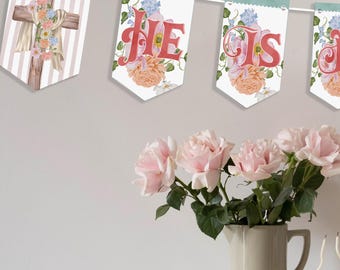 Instant Download Easter Banner • (Printable)
