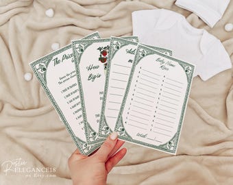 Tomato Baby Shower Game Templates:  (Digital Download) TBS1