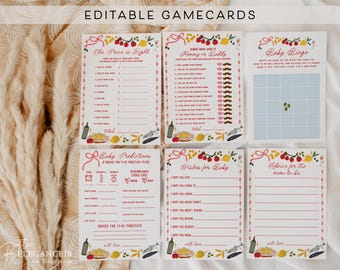 Ciao Baby Baby Shower Game Bundle • Baby Bundle •  Baby Shower Games, Baby Shower Party Instant Download • CB01