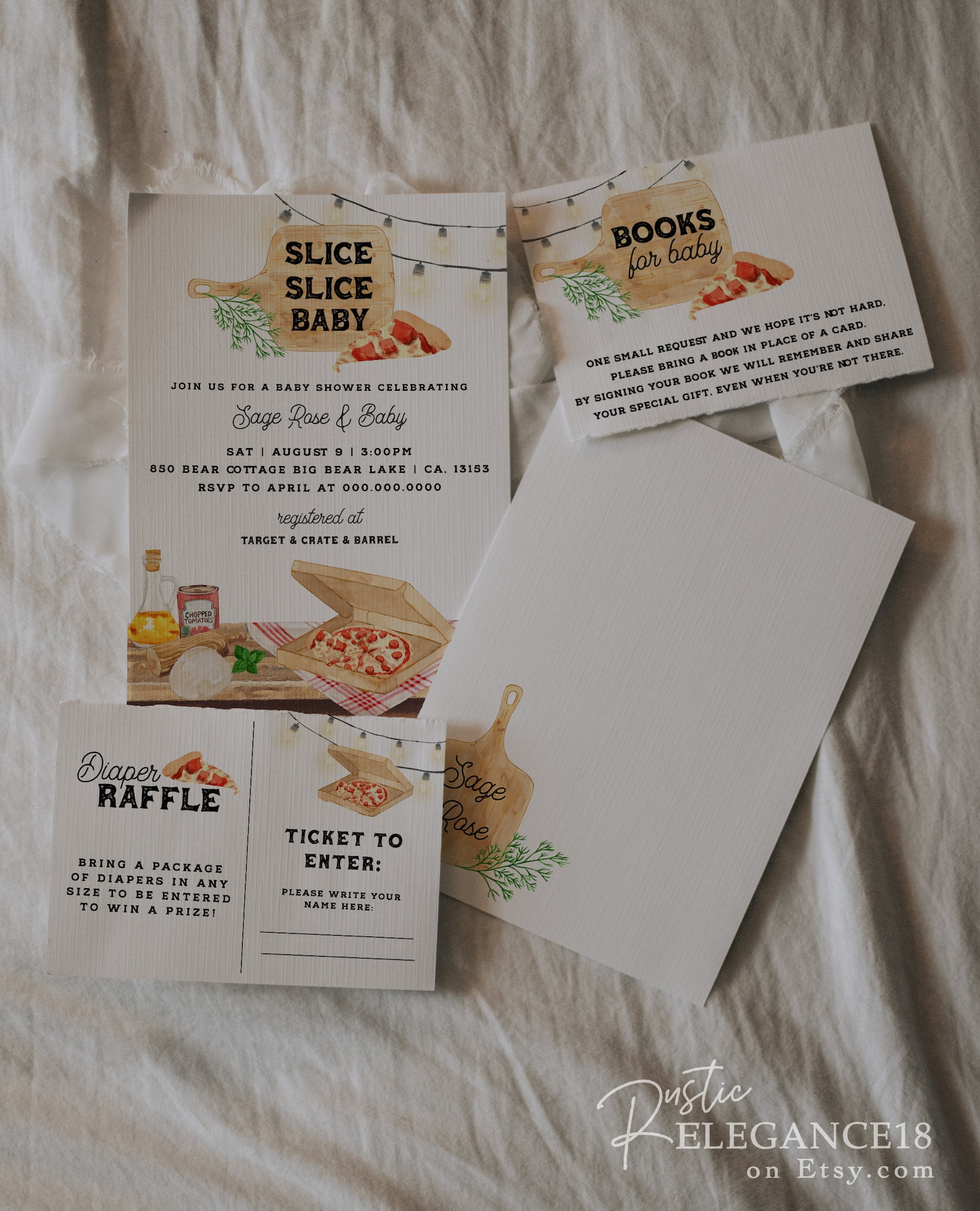 Pizza Thank You Tag Template • Pizza Receipt Tag Instant Download ...