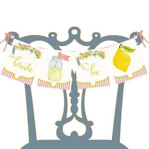 Bride To Be Banner // Lingerie Banner // Lemonade Shower