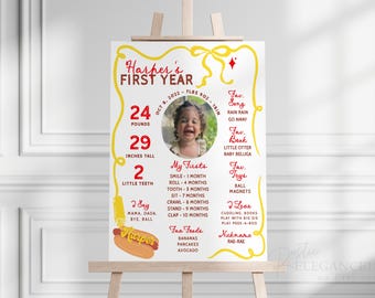A Weenie Bit Older Birthday Milestone Poster Template • Weenie Bit Older, Any Age (INSTANT DOWNLOAD) SWBO01