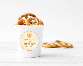 Oktoberfest Thank You Stickers Birthday Tag Template • Instant Download • Oktoberfest Party Favor Thank You Gift Tag • Party Favor Label