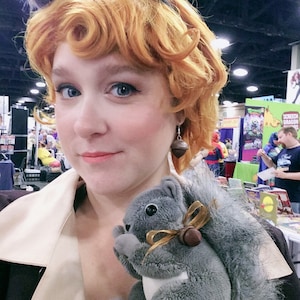 Squirrel Girl Headband Ears and Acorn Earrings