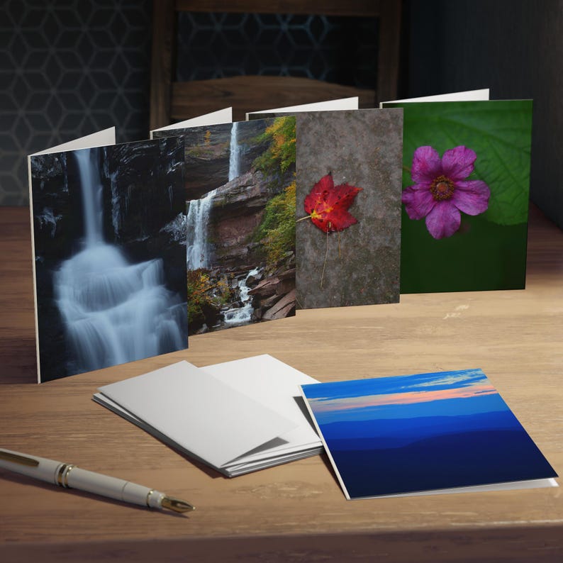 Catskill Mountains Photography Greeting Cards, Nature Stationery Set (5 Cards) image 5