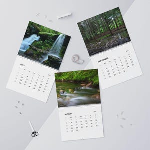 2027 Catskills Wall Calendar, High Peaks Photography, Nature Scenes, Hiking Gift, New York Art image 6