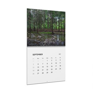 2027 Catskills Wall Calendar, High Peaks Photography, Nature Scenes, Hiking Gift, New York Art image 2