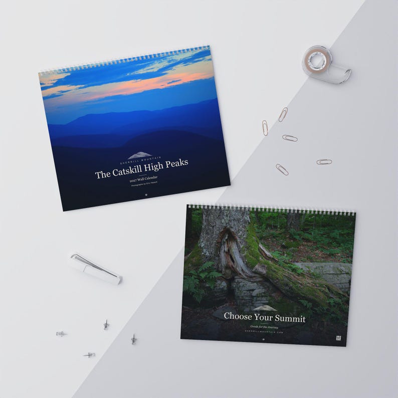 2027 Catskills Wall Calendar, High Peaks Photography, Nature Scenes, Hiking Gift, New York Art image 3