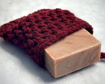 Handcrafted soap bag