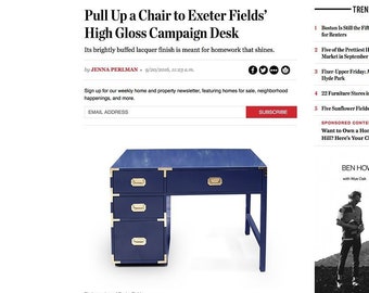 Reportaje de Boston Magazine - Exeter Fields