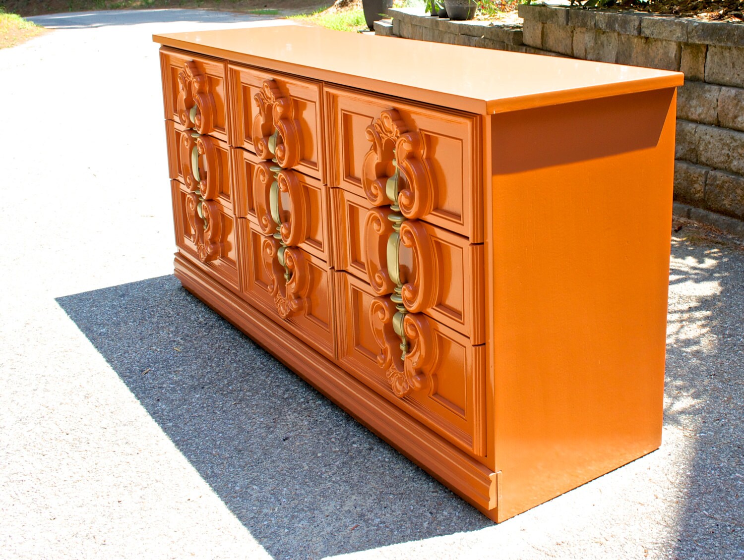 High Gloss Custom Lacquered Vintage Dresser Etsy