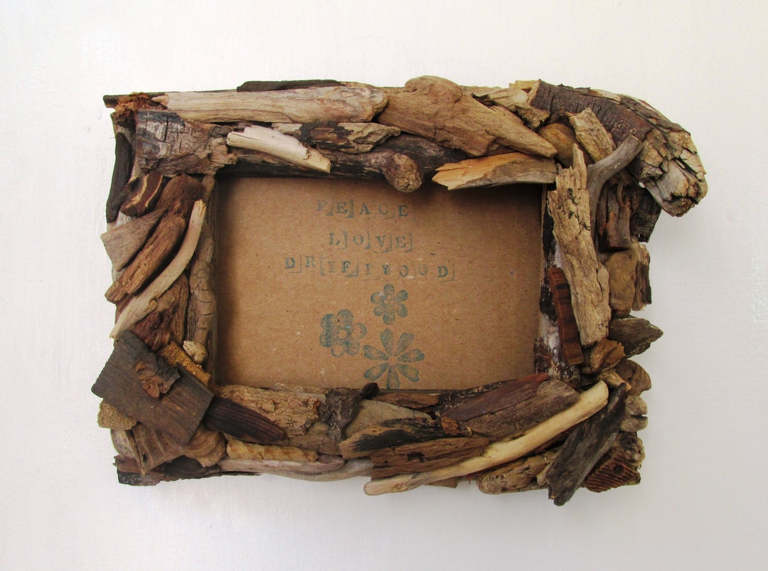 Driftwood Frame 4 X 6 Rustic Beach Frame Coastal Home Decor Etsy