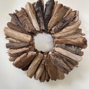 Driftwood Wreath, Rustic Home Decor, Beach Home Decor MADE TO ORDER door decor peacelovedriftwood, housewarming gift, beach wreath. Home. image 5