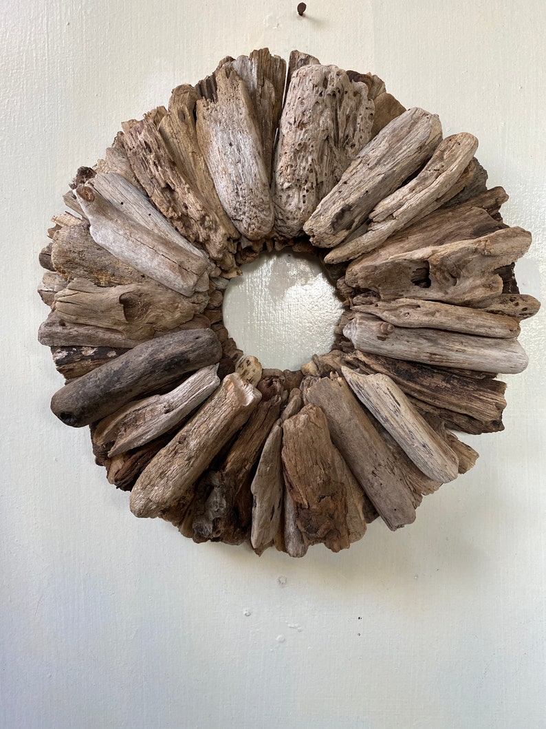 Driftwood Wreath, Rustic Home Decor, Beach Home Decor MADE TO ORDER door decor peacelovedriftwood, housewarming gift, beach wreath. Home. image 7