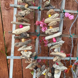 Driftwood and Wooden Bead Garland READY TO SHIP Decoration, Vacation home image 7