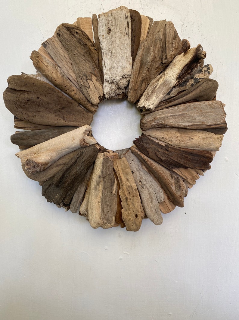 Driftwood Wreath, Rustic Home Decor, Beach Home Decor MADE TO ORDER door decor peacelovedriftwood, housewarming gift, beach wreath. Home. image 9