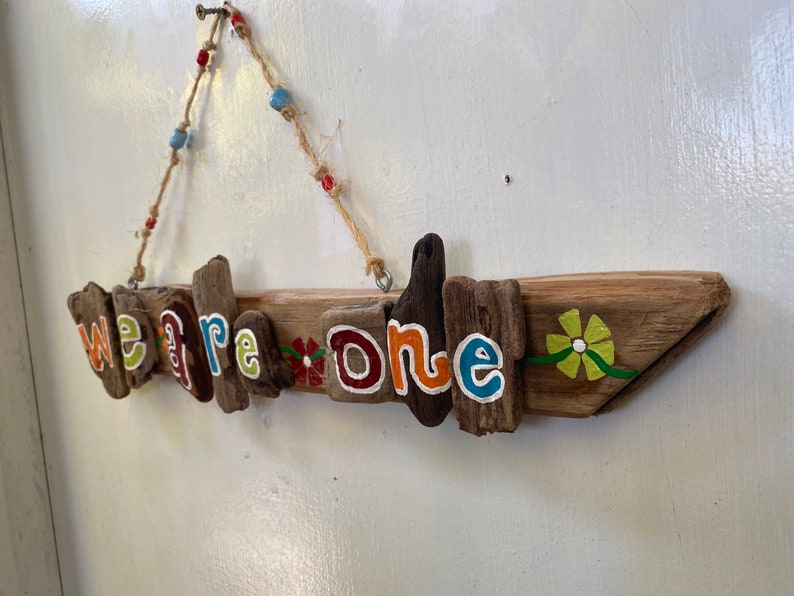 Driftwood We Are One Driftwood ArtAnniversary Gift, Valentine's Day Gift Made to Order image 10