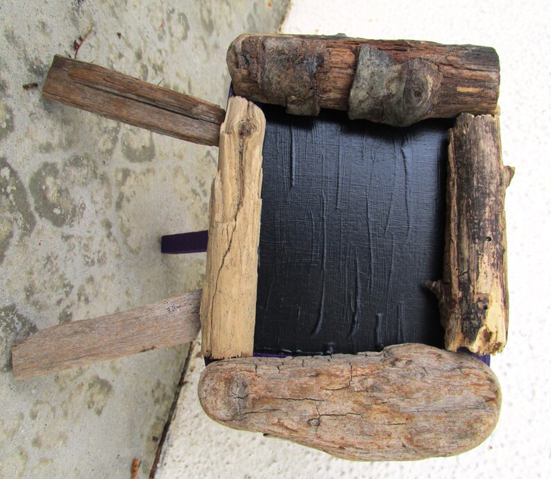 Driftwood Chalkboard Easel Wedding Table Number Message Etsy