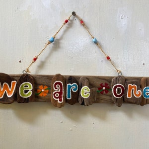 Driftwood We Are One Driftwood ArtAnniversary Gift, Valentine's Day Gift Made to Order image 7