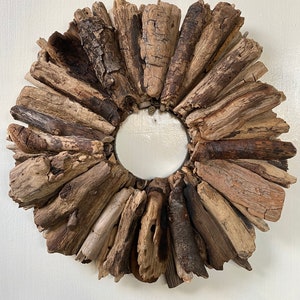 Driftwood Wreath, Rustic Home Decor, Beach Home Decor MADE TO ORDER door decor peacelovedriftwood, housewarming gift, beach wreath. Home. image 4