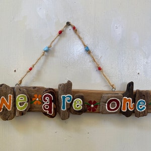 Driftwood We Are One Driftwood ArtAnniversary Gift, Valentine's Day Gift Made to Order image 9