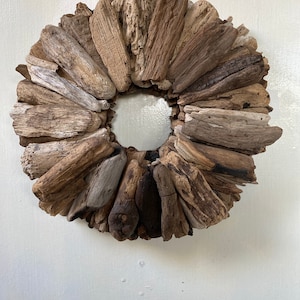 Driftwood Wreath, Rustic Home Decor, Beach Home Decor MADE TO ORDER door decor peacelovedriftwood, housewarming gift, beach wreath. Home. image 8