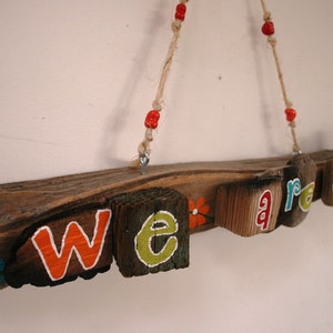 Driftwood We Are One Driftwood ArtAnniversary Gift, Valentine's Day Gift Made to Order image 2
