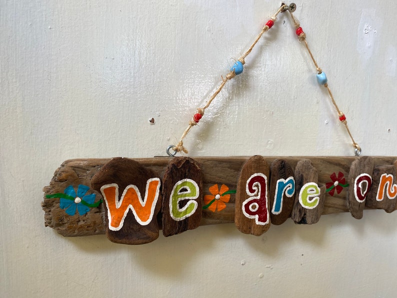 Driftwood We Are One Driftwood ArtAnniversary Gift, Valentine's Day Gift Made to Order image 8