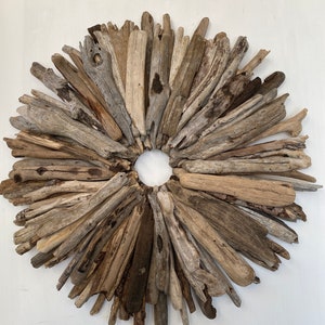 Driftwood wreath. Garden wreath. Outdoor decoration. Coastal wreath. Garden driftwood. Garden signs outdoor.