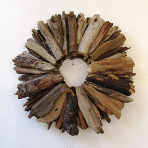 Driftwood Wreath, Rustic Home Decor, Beach Home Decor MADE TO ORDER door decor peacelovedriftwood, housewarming gift, beach wreath. Home. image 3