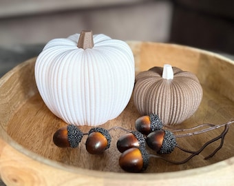 3D geprinte Pompoen - Kunststof Herfstdecoratie