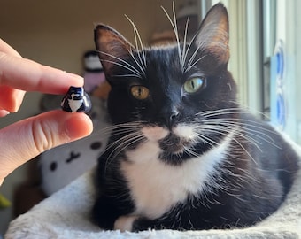 Tiny Cat Loaf CUSTOM | Handmade Miniature Polymer Clay Figurine
