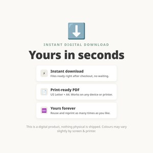 ADHD-planner voor freelancers | Printbare focuskit voor ADHD | Productiviteits-, klanten- en factuurtracker voor freelancers | Zelfstandige neurodivergente persoon afbeelding 5