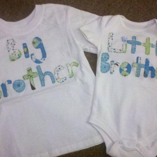 Big Brother and Little Brother Shirt set
