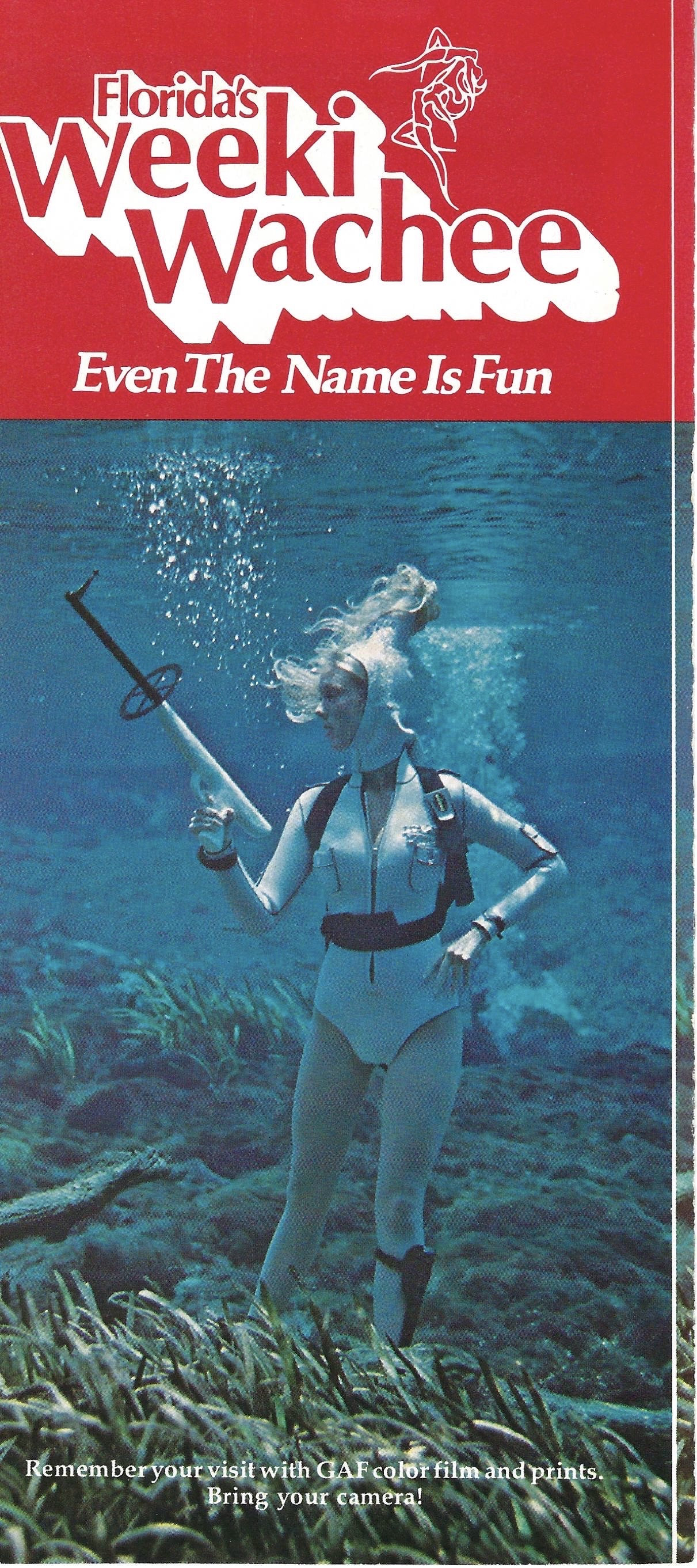 Vintage 1980s Florida's Weeki Wachee Souvenir Promotional Color