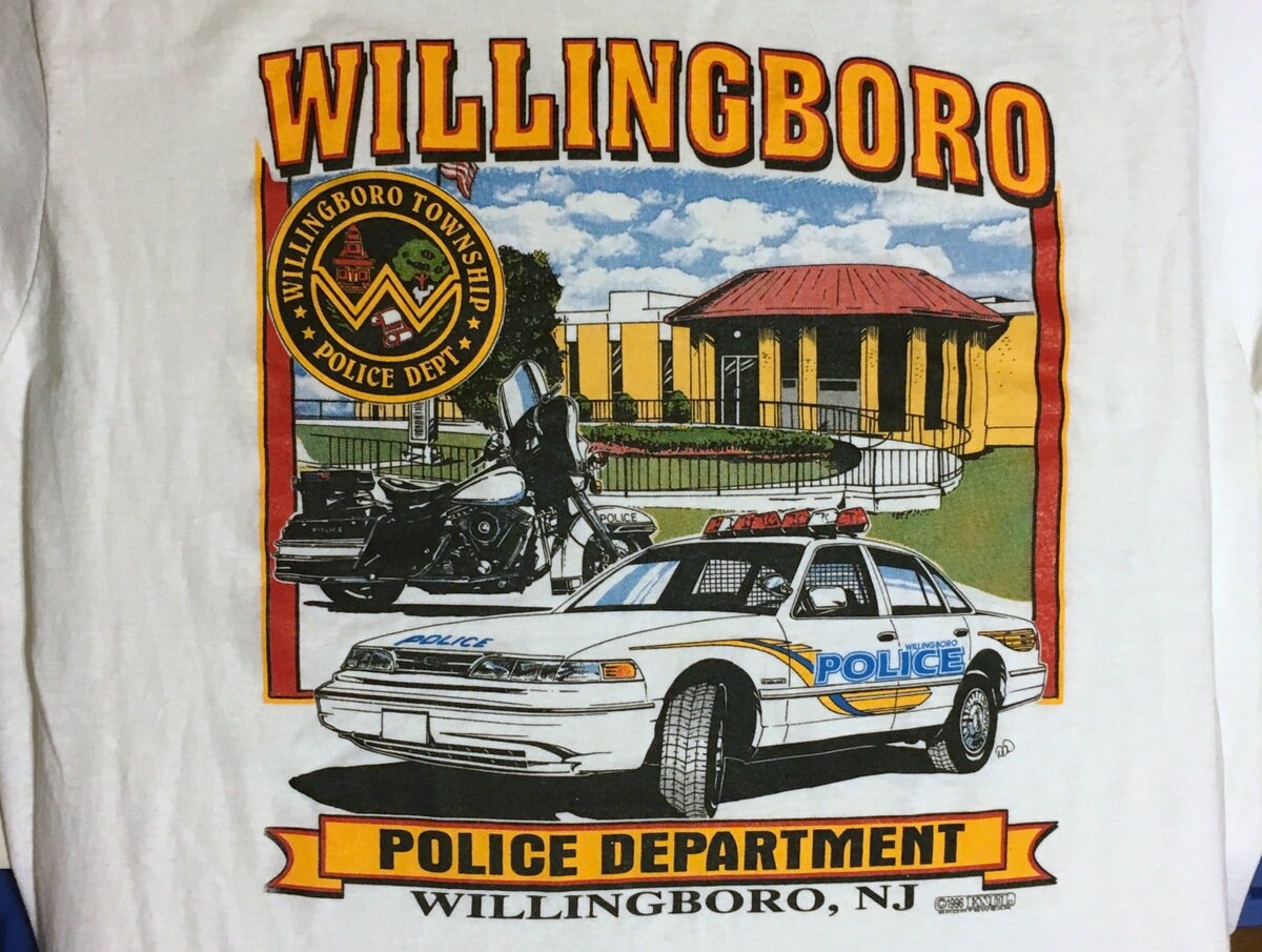 Vintage 1990s Willingboro New Jersey Police Department White - Etsy Finland