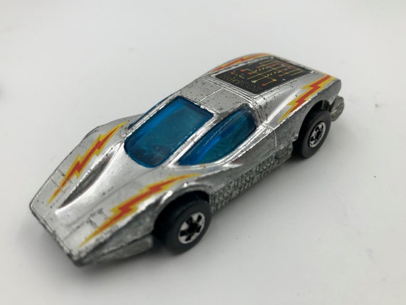 Vintage 1977 Hot Wheels Super Chromes Large Charge Chrome Die Cast