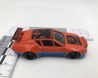Vintage Tomica Alpine Renault A310 Rally Car - 1980s Pocket Cars
