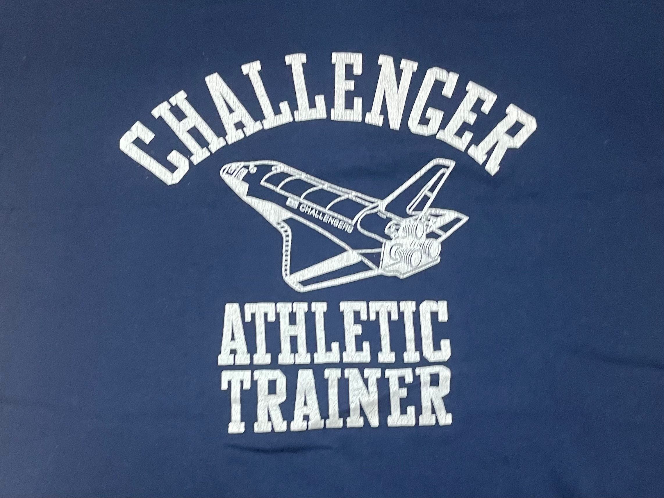 Vintage 80s Challenger Space Shuttle T-shirt - Russell Athletic 
