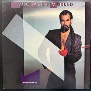 Vintage Vinyl Record, &quot;Without Walls&quot;, Michael Sembello, 33RPM, LP A&M Records, Soft Rock, Pop Rock
