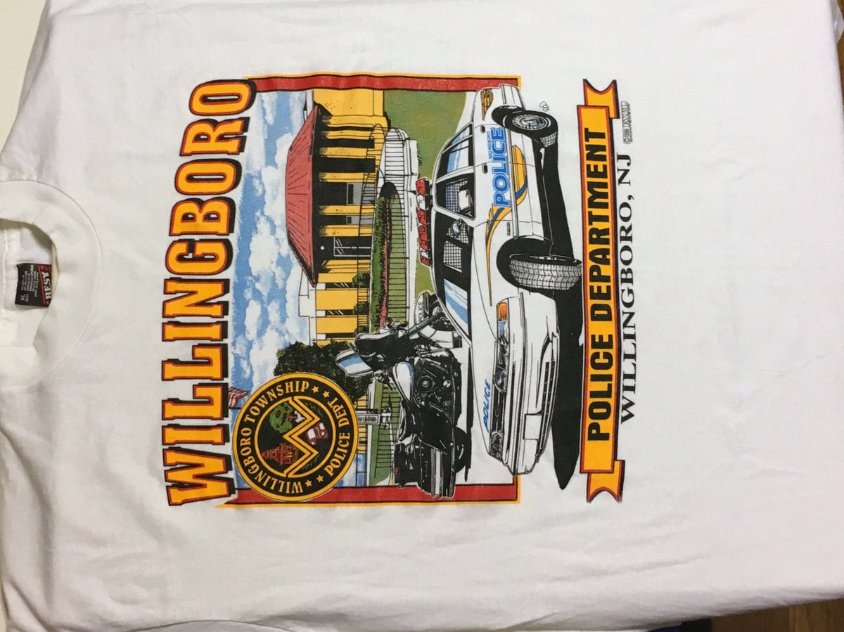 Vintage 1990s Willingboro New Jersey Police Department White - Etsy