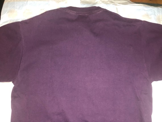 Vintage 1990s Alaska Purple Cotton Souvenir T-Shi… - image 9
