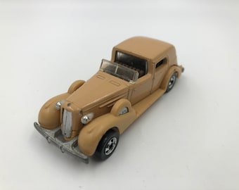 Vintage 1982 Hot Wheels Die Cast Car Tan 35 Classic Caddy Hong Kong